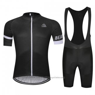 2019 Maillot Cyclisme Chomir Noir Manches Courtes et Cuissard