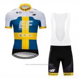 2019 Maillot Cyclisme EF Education First Svezia Manches Courtes et Cuissard