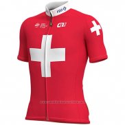 2019 Maillot Cyclisme Groupama FDJ Champion Suisse Manches Courtes et Cuissard