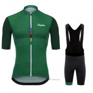 2020 Maillot Cyclisme Rapha Vert Manches Courtes et Cuissard