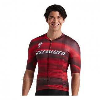 2021 Maillot Cyclisme Specialized Rouge Manches Courtes et Cuissard