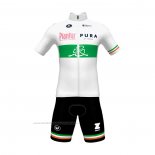 2022 Maillot Cyclisme Plantur Pura Blanc Manches Courtes et Cuissard