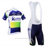 2013 Maillot Cyclisme Orica GreenEDGE Bleu Manches Courtes et Cuissard