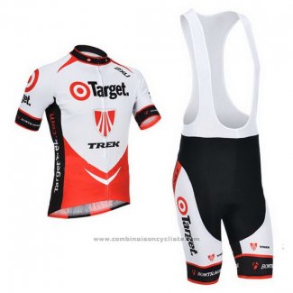 2013 Maillot Cyclisme Trek Rouge et Blanc Manches Courtes et Cuissard