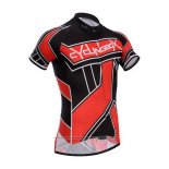 2014 Maillot Cyclisme Fox Cyclingbox Rouge et Noir Manches Courtes et Cuissard