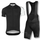 2016 Maillot Cyclisme Assos Noir Manches Courtes et Cuissard