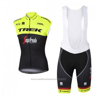 2017 Gilet Coupe-vent Trek Segafredo Jaune et Noir