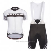 2017 Maillot Cyclisme Look Pro Equipo Noir et Blanc Manches Courtes et Cuissard