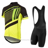 2017 Maillot Cyclisme Pearl Izumi Jaune Manches Courtes et Cuissard