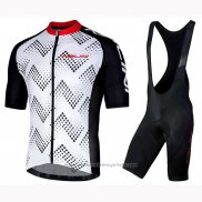 2019 Maillot Cyclisme Nalini Podio 2.0 Noir Blanc Manches Courtes et Cuissard