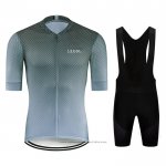 2020 Maillot Cyclisme Le Col Gris Manches Courtes et Cuissard