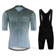 2020 Maillot Cyclisme Le Col Gris Manches Courtes et Cuissard