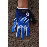 2020 Saxo Gants Doigts Longs Cyclisme Bleu