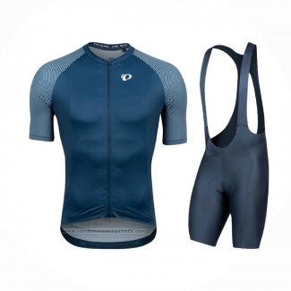 2021 Maillot Cyclisme Pearl Izumi Fonce Bleu Manches Courtes et Cuissard