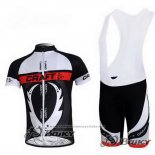 2011 Maillot Cyclisme Craft Blanc et Noir Manches Courtes et Cuissard