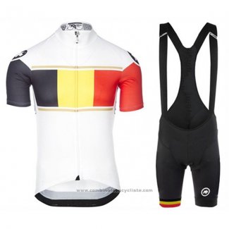 2017 Maillot Cyclisme Assos Champion Belgique Manches Courtes et Cuissard