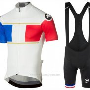 2017 Maillot Cyclisme Assos Champion France Manches Courtes et Cuissard