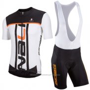 2017 Maillot Cyclisme Nalini Speed Noir et Blanc Manches Courtes et Cuissard