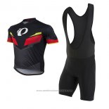 2017 Maillot Cyclisme Pearl Izumi Rouge et Noir Manches Courtes et Cuissard