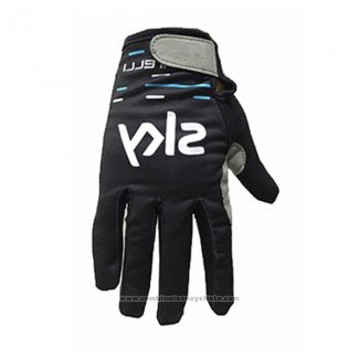 2017 Sky Gants Doigts Longs Ciclismo