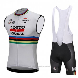 2018 Gilet Coupe-vent Lotto Soudal Blanc