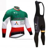 2018 Maillot Cyclisme Astana Champion Italie Manches Longues et Cuissard