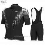 2019 Maillot Cyclisme Rapha Noir Blanc Manches Courtes et Cuissard