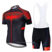 2020 Maillot Cyclisme Northwave Rouge Noir Manches Courtes et Cuissard