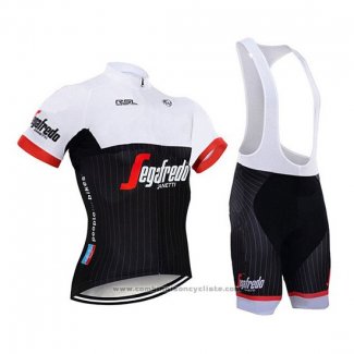 2020 Maillot Cyclisme Segafredo Zanetti Blanc Noir Manches Courtes et Cuissard