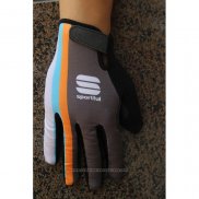 2020 Sportful Gants Doigts Longs Cyclisme Gris