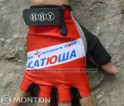 2011 Katusha Gants Ete Ciclismo Rouge