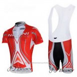 2012 Maillot Cyclisme Nalini Rouge et Blanc Manches Courtes et Cuissard