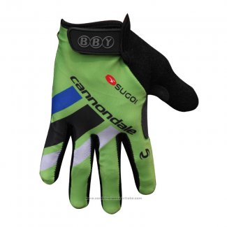 2014 Cannondale Gants Doigts Longs Ciclismo Vert