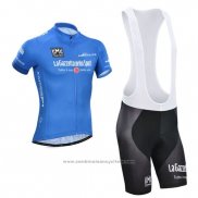 2014 Maillot Cyclisme Giro d'Italia Bleu Manches Courtes et Cuissard