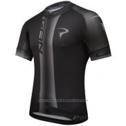 2016 Maillot Cyclisme Pinarello Noir Argent Manches Courtes et Cuissard