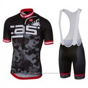 2017 Maillot Cyclisme Castelli Attacco Noir Manches Courtes et Cuissard