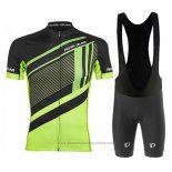 2017 Maillot Cyclisme Pearl Izumi Vert et Noir Manches Courtes et Cuissard