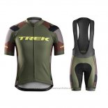 2018 Maillot Cyclisme Trek Camouflage Manches Courtes et Cuissard