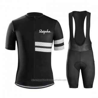 2019 Maillot Cyclisme Ralph Noir Blanc Manches Courtes et Cuissard