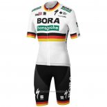 2020 Maillot Cyclisme Bora Champion Allemagne Manches Courtes et Cuissard