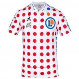 2020 Maillot Cyclisme Tour de France Blanc Rouge Manches Courtes et Cuissard(2)
