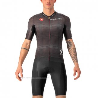 2022 Maillot Cyclisme Giro D'italie Marron Manches Courtes et Cuissard