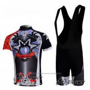 2010 Maillot Cyclisme Pearl Izumi Noir et Bleu Manches Courtes et Cuissard