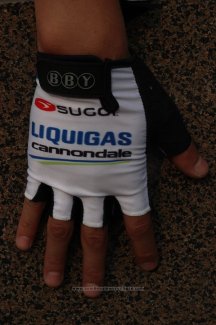 2011 Liquigas Gants Ete Ciclismo Blanc