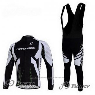 2012 Maillot Cyclisme Cannondale Noir Manches Longues et Cuissard