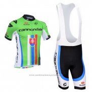 2013 Maillot Cyclisme Cannondale Champion Slovaquie Manches Courtes et Cuissard