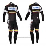 2013 Maillot Cyclisme Nalini Noir et Blanc Manches Longues et Cuissard