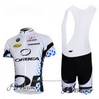 2013 Maillot Cyclisme Orbea Noir et Blanc Manches Courtes et Cuissard