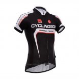 2014 Maillot Cyclisme Fox Cyclingbox Profond Noir Manches Courtes et Cuissard