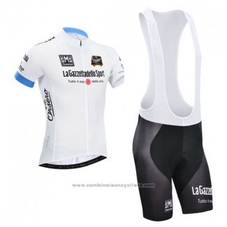 2014 Maillot Cyclisme Giro d'Italia Blanc Manches Courtes et Cuissard